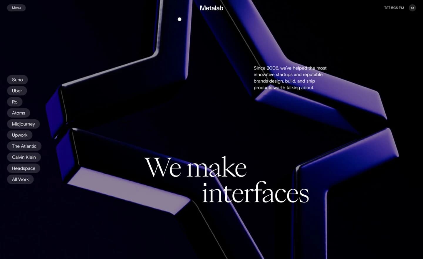 Metalab homepage