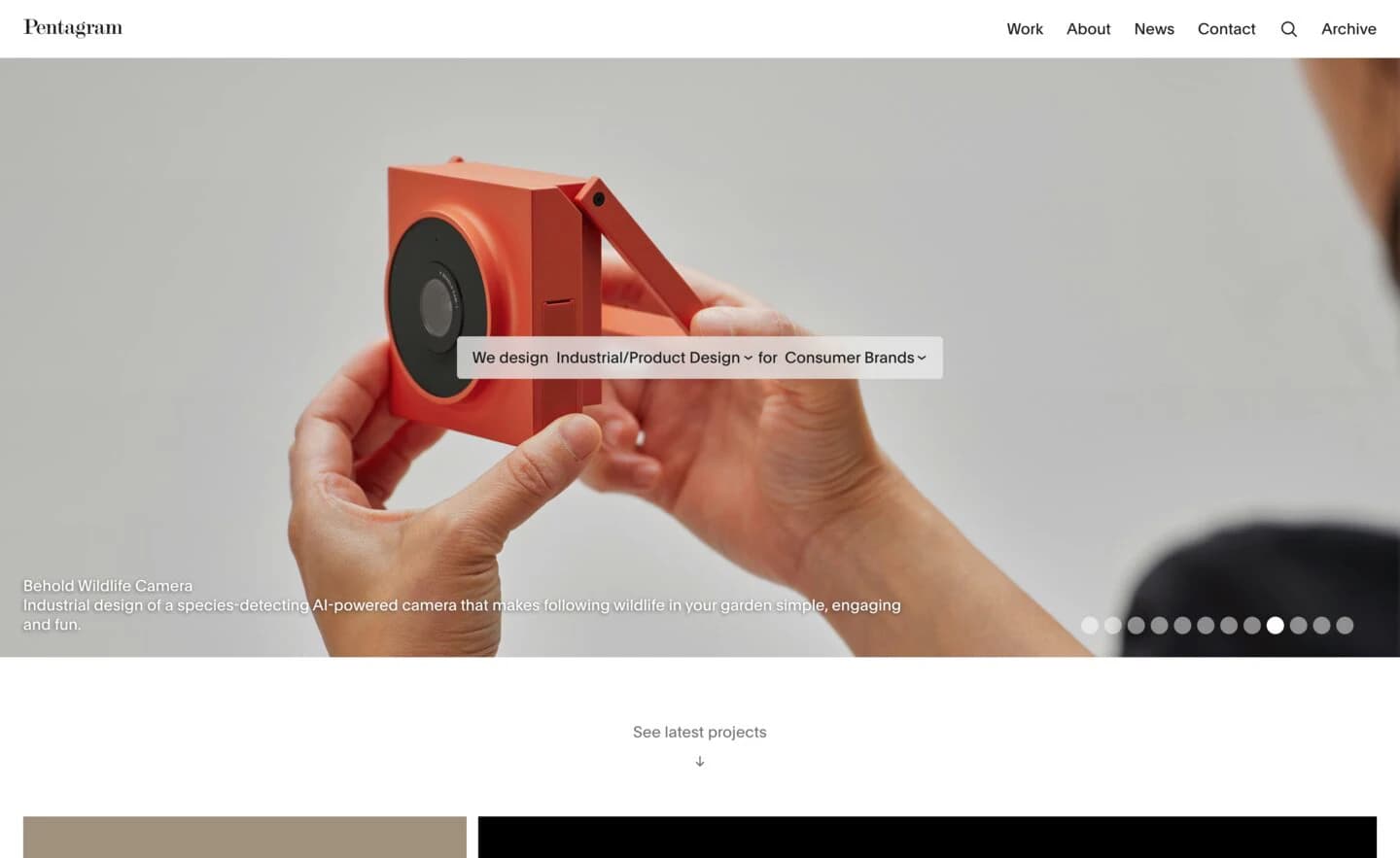 Pentagram Homepage