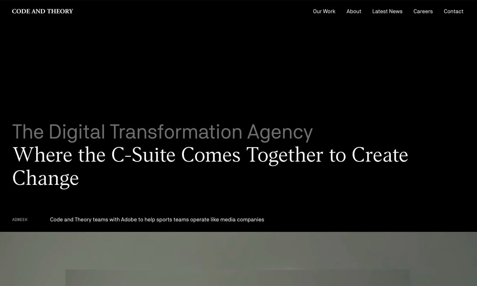 Code and Theory homepage