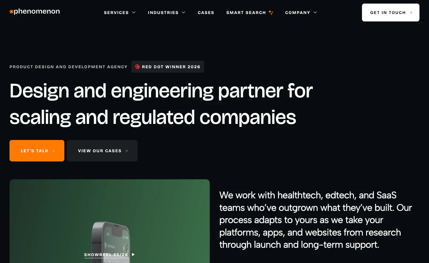 Phenomenon homepage